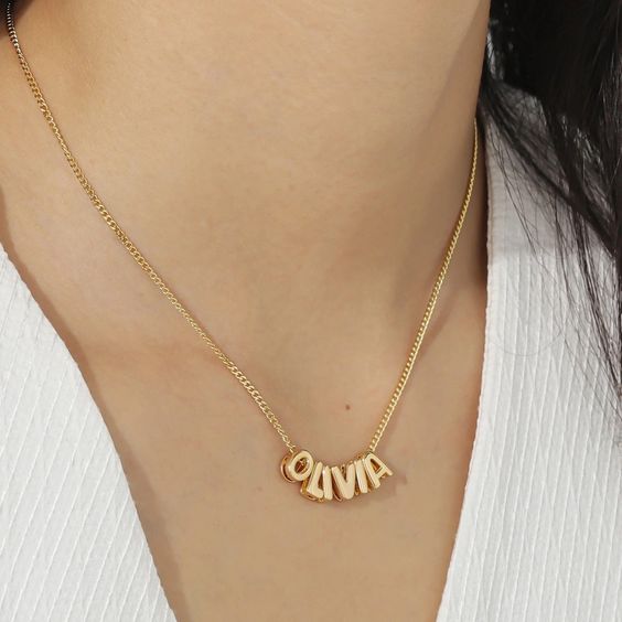 Bella & Co™ Name Bubble Necklace